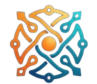 Logotipo de Heliox Software sobre fondo oscuro, mostrando un isotipo circular de circuitos integrados naranja y azul que representa tecnología y desarrollo de software.